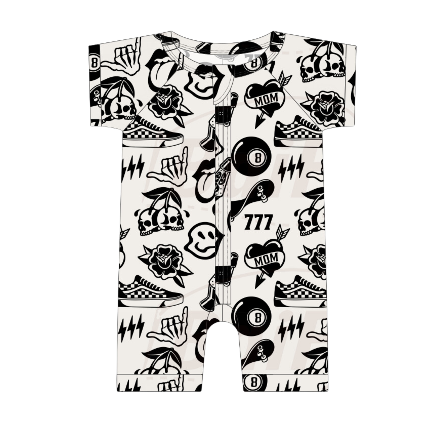 Bamboo Zippy Shortie in Warped Tour