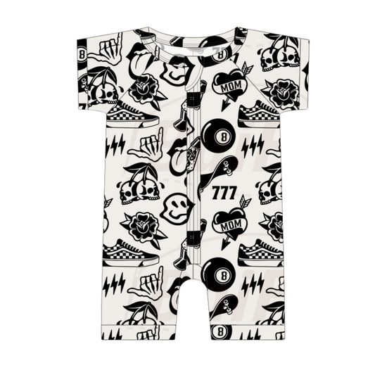 Bamboo Zippy Shortie in Warped Tour