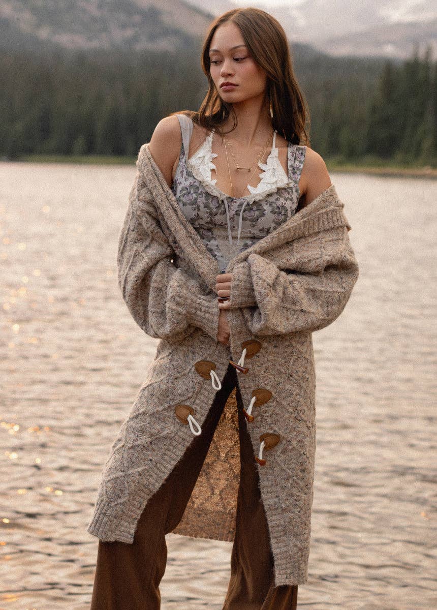 Rianne Sweater in Heather Camel